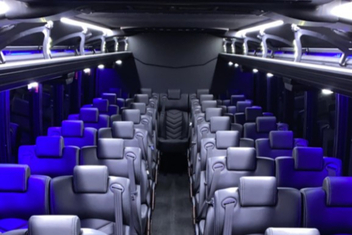 Clovis Charter Bus Interior