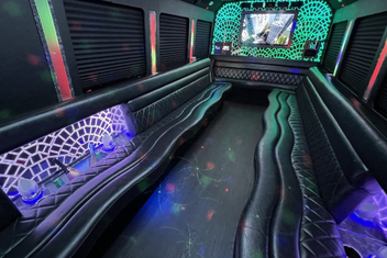 Clovis Limo Bus Interior