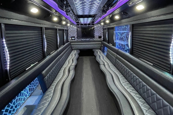 Clovis Party Bus Interior