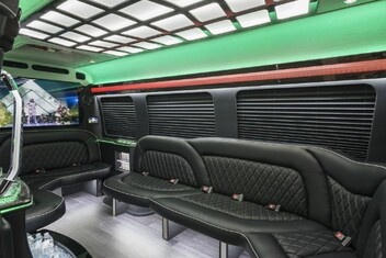 Clovis Sprinter Party Bus Interior