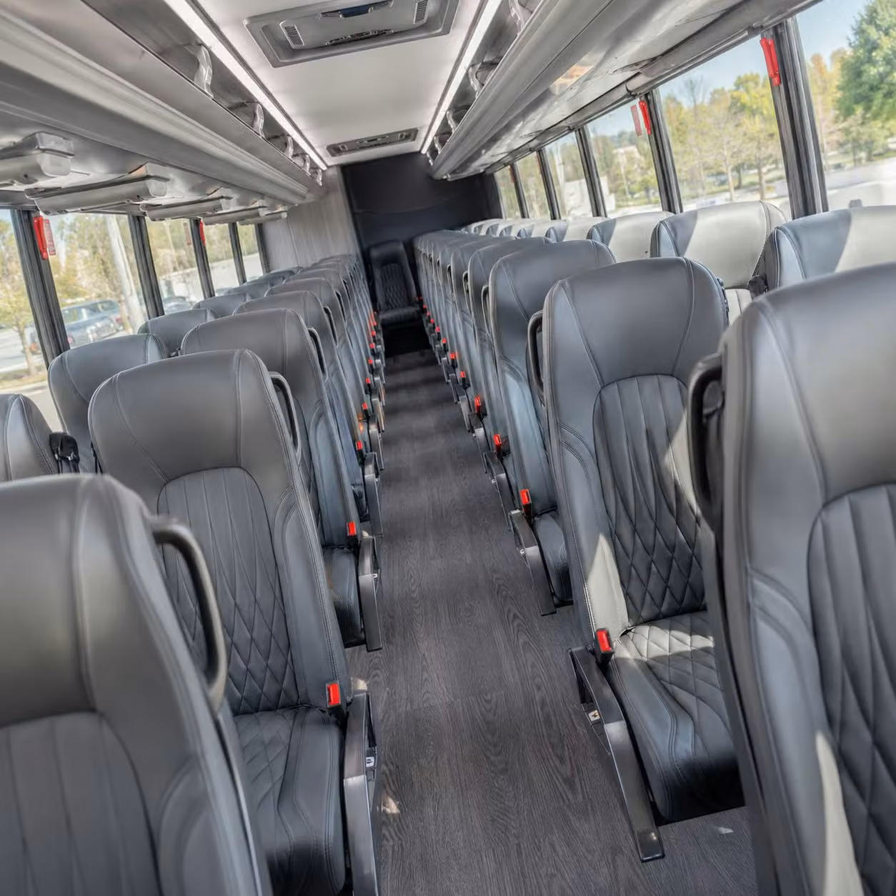 25 passenger minibus interior