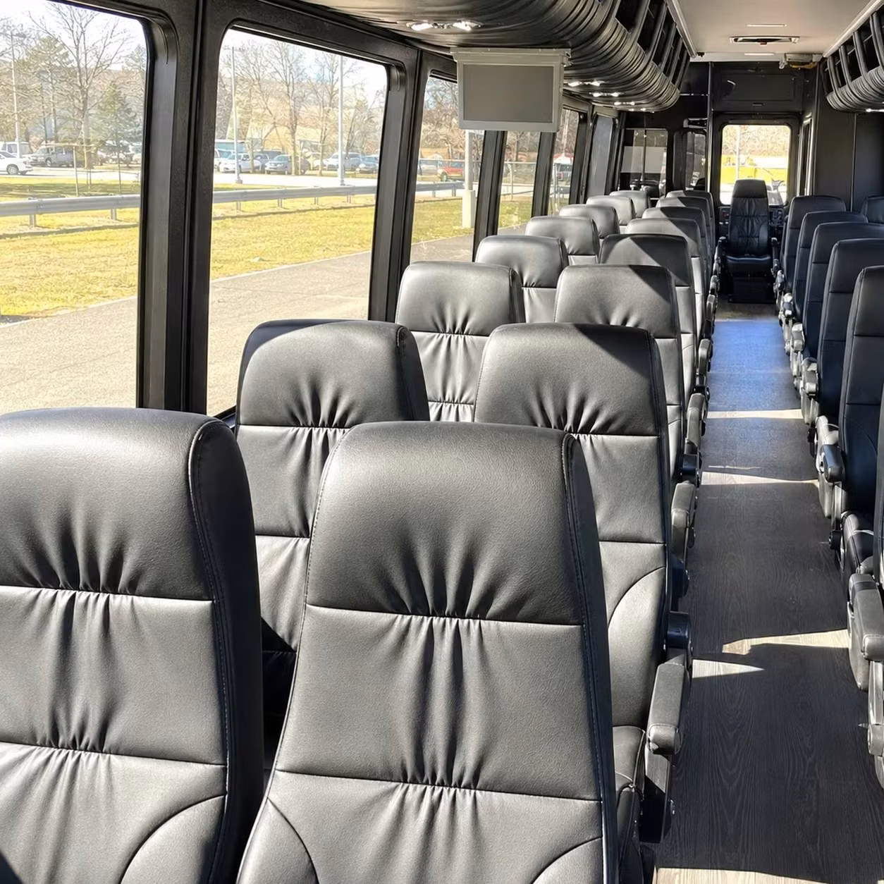 28 passenger minibus inside