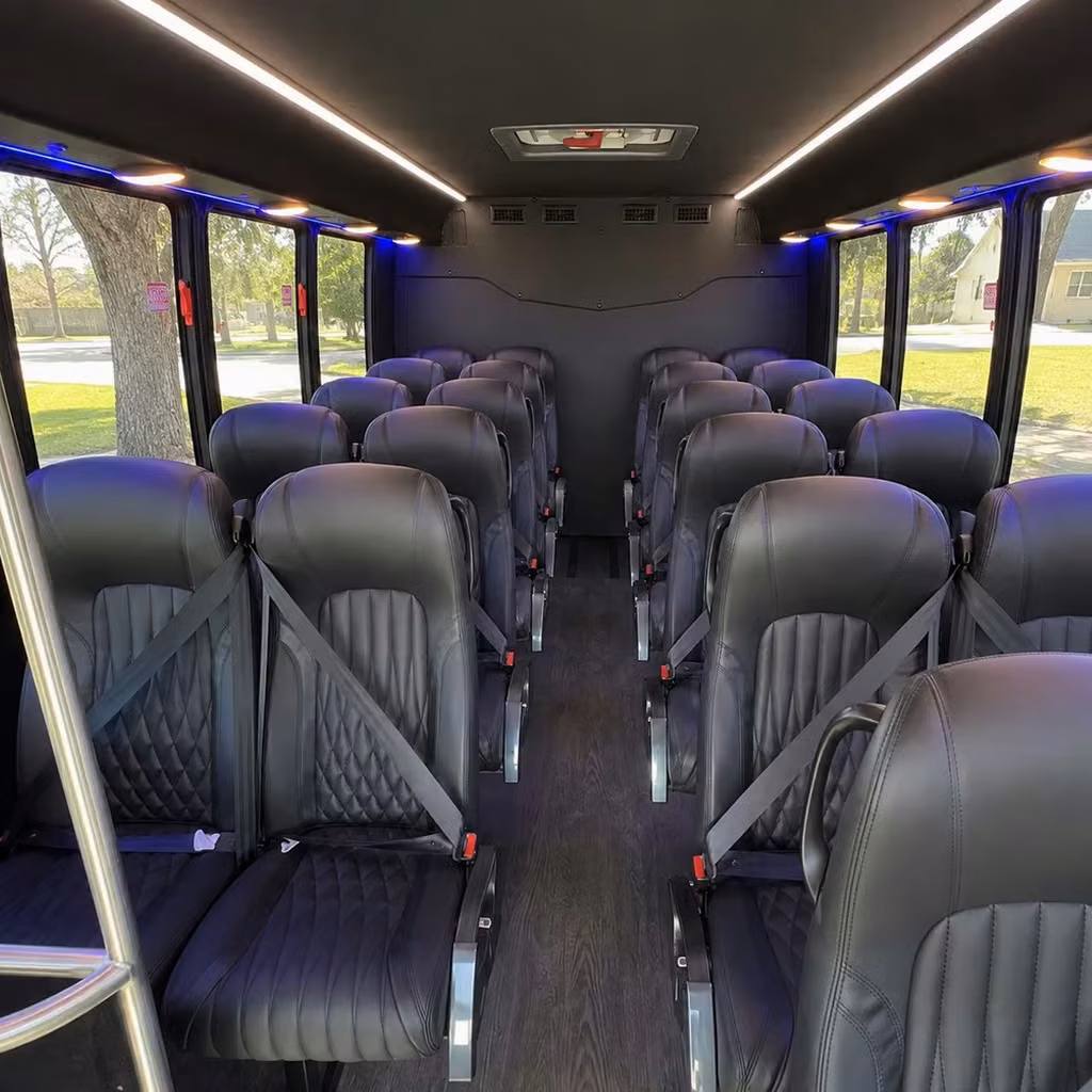 30 passenger minibus inside
