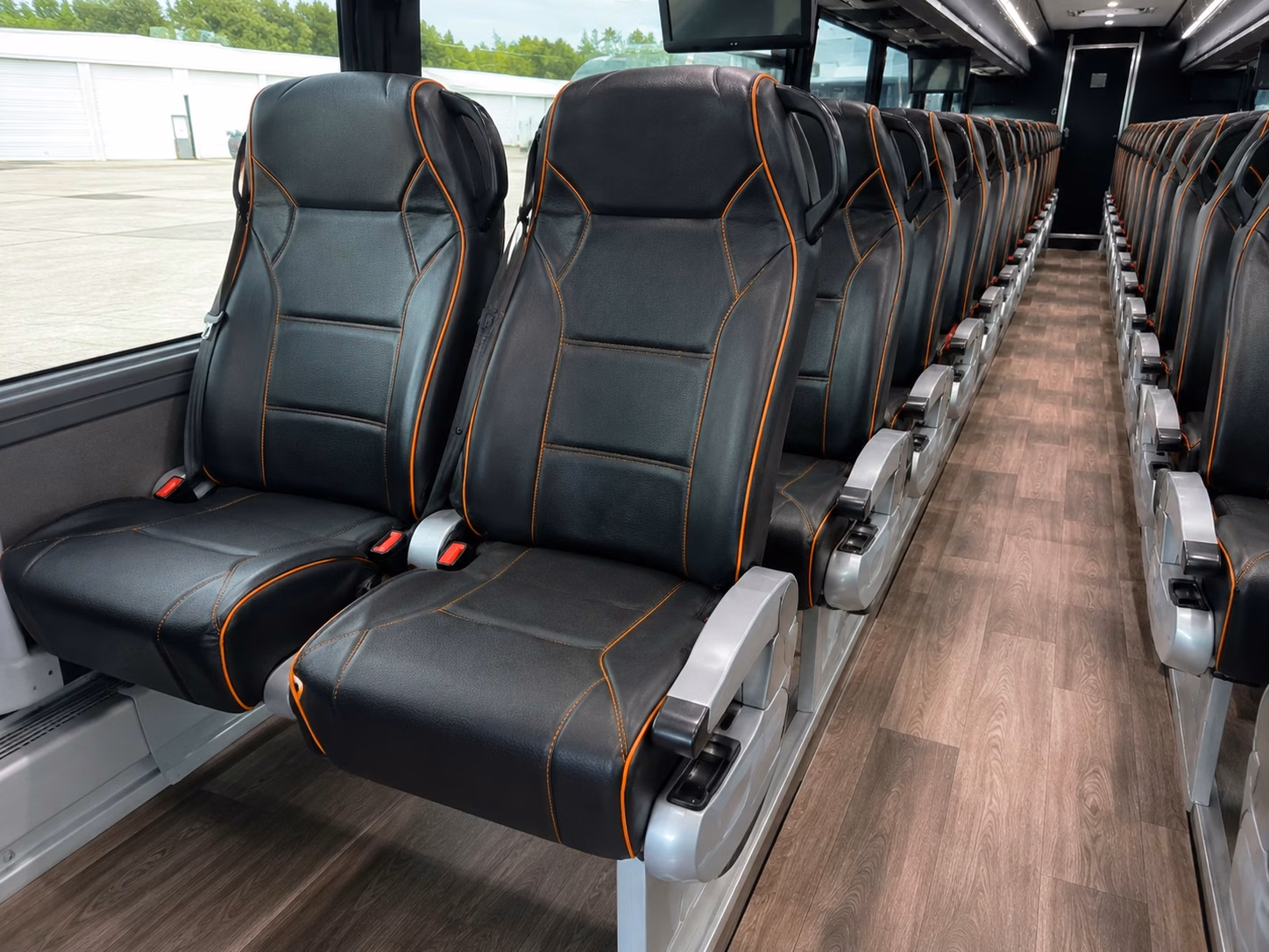 clovis charter bus interior gallery
