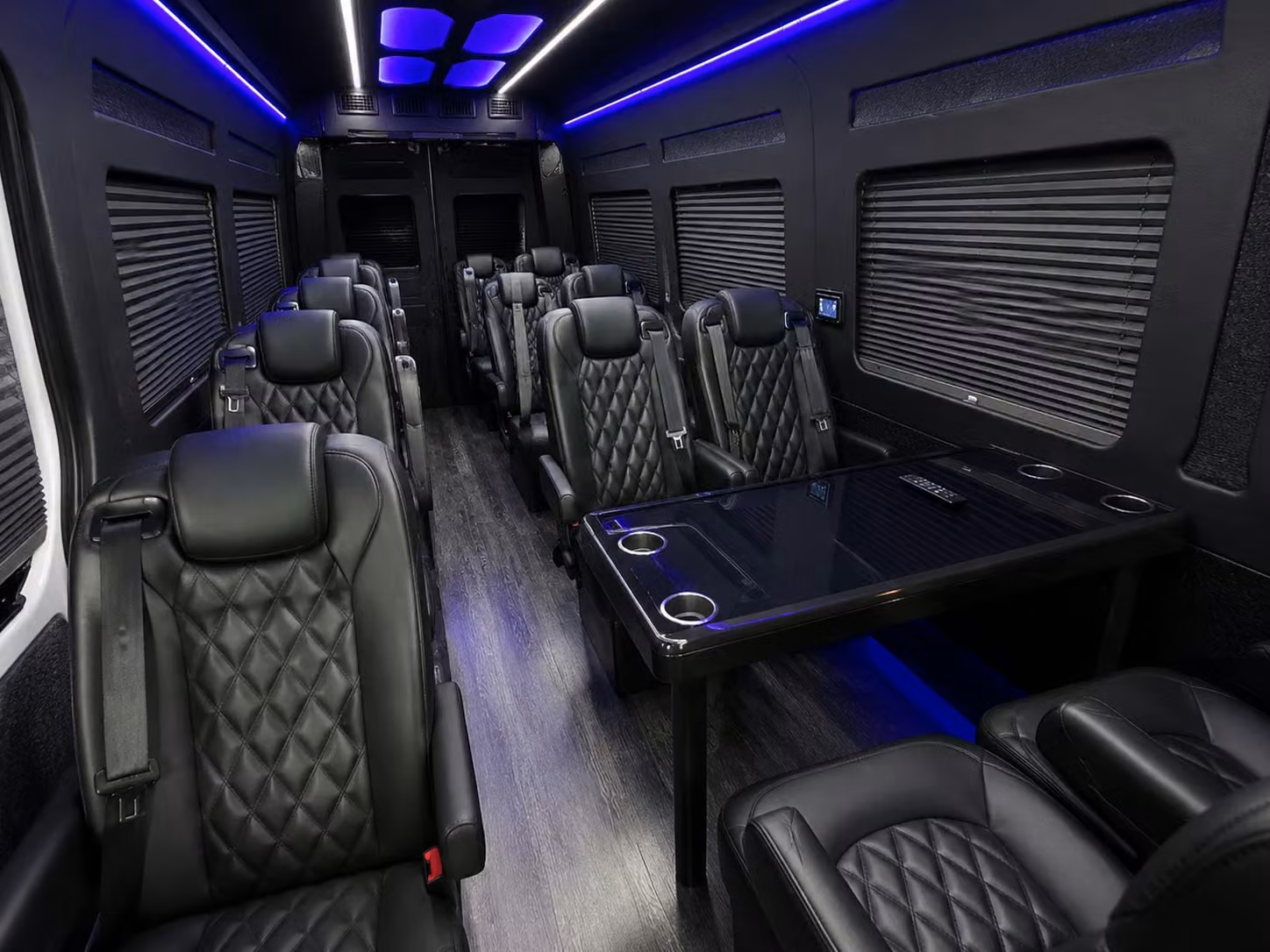 sprinter van with driver inside