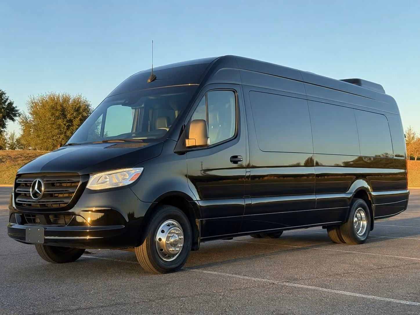 sprinter van with driver